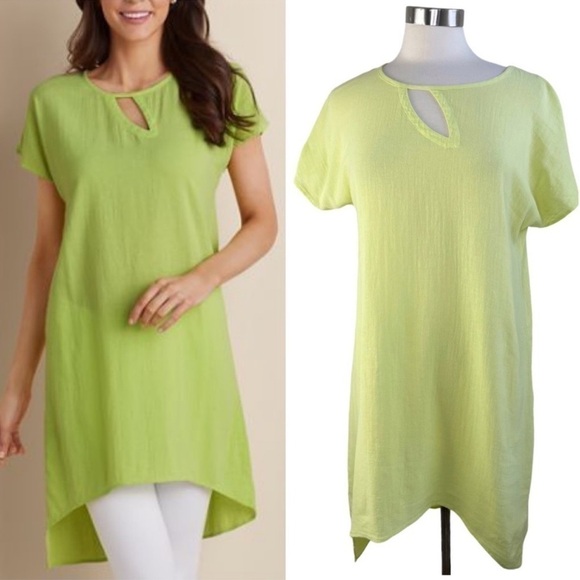 SOFT SURROUNDINGS Modern Gauze Tunic size S - Picture 1 of 6